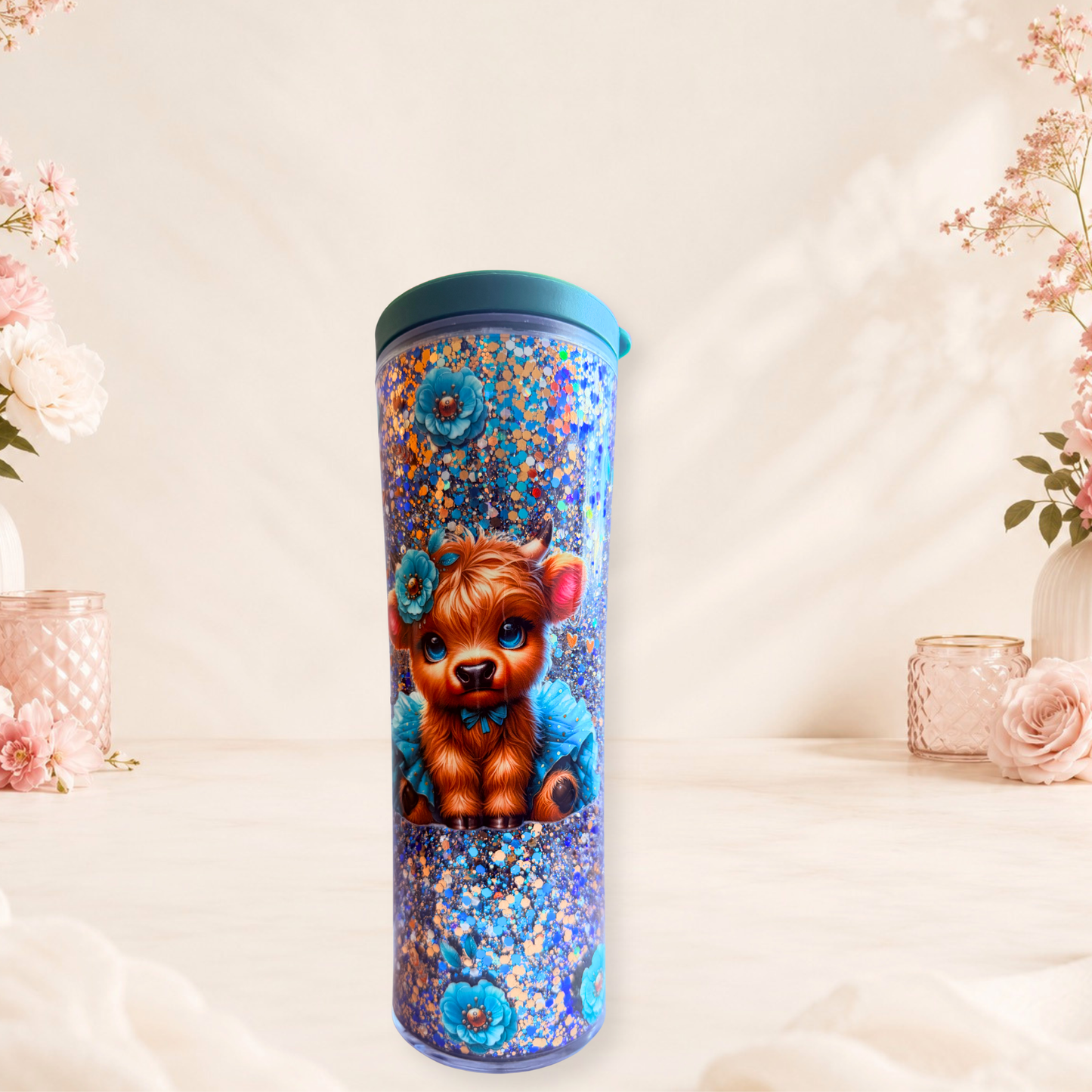 Customisable 24 Oz Tumbler Personalised With Colours Names And Artwork